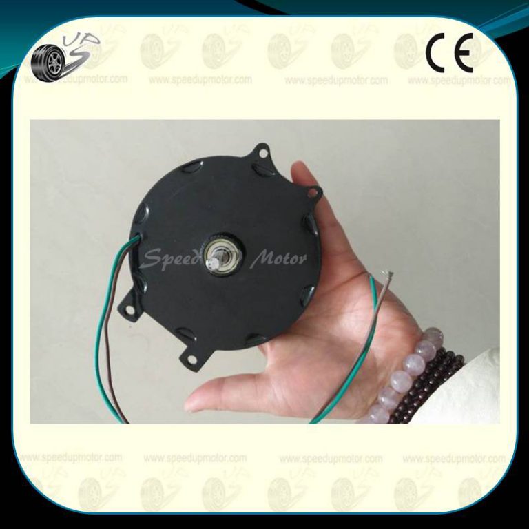 24V 250W 3000RPM Brush Pancake DC Motor Mini Size DC Motor Light Weight