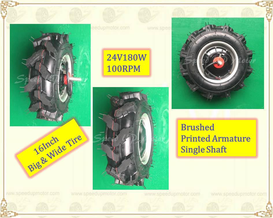 Agricultural Machinery Powered Wheel Motor With Tractor Tire,1DYD2A